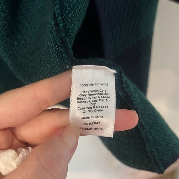 Merino Wool Cardigan Knit Sweater - Picture 4 of 5